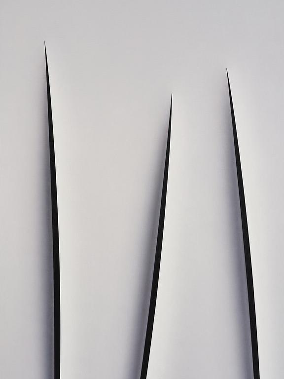 Ralf Arzt, "Trompe l'oeil Hommage à Fontana 2.0 V".