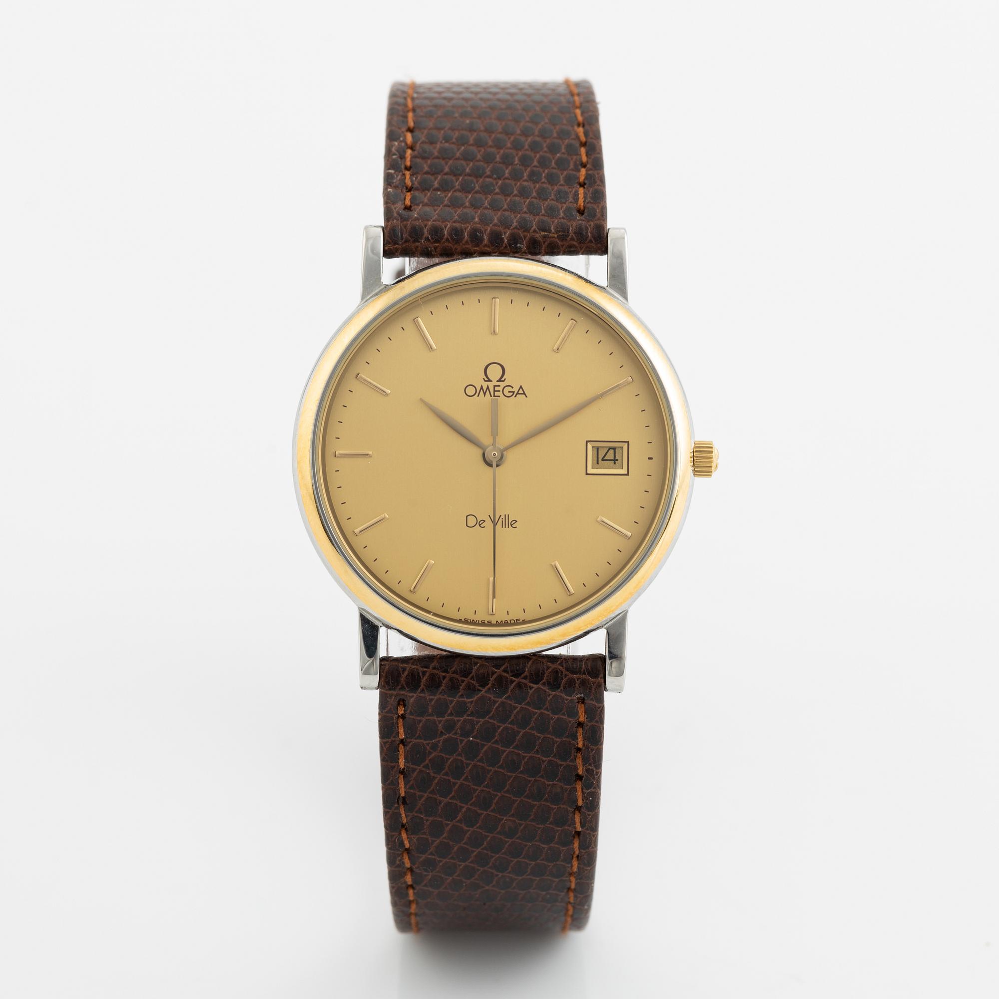 Omega, DeVille, wristwatch, 32,5 mm.