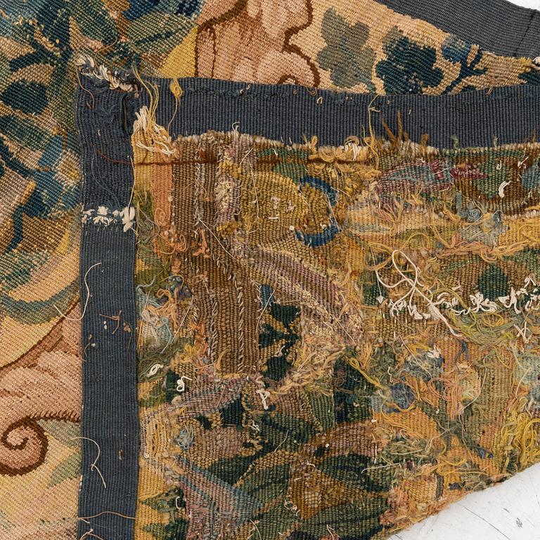 A 17th century, tapestry fragment, c. 295 x 195 Flanders,.