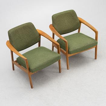 Folke Ohlsson, fåtöljer, ett par, "Ascot", Dux, 1960-tal.