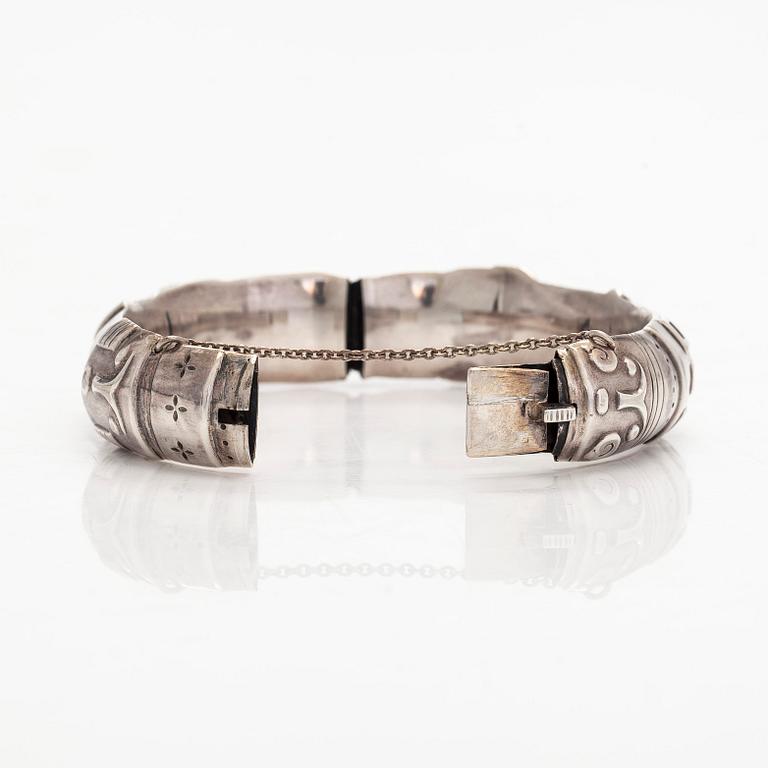 Silver bangle, Tillander, Helsinki 1960.