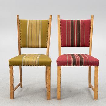 Henning Kjaernulf, matbord  med 10 stolar, 1960/70-tal.