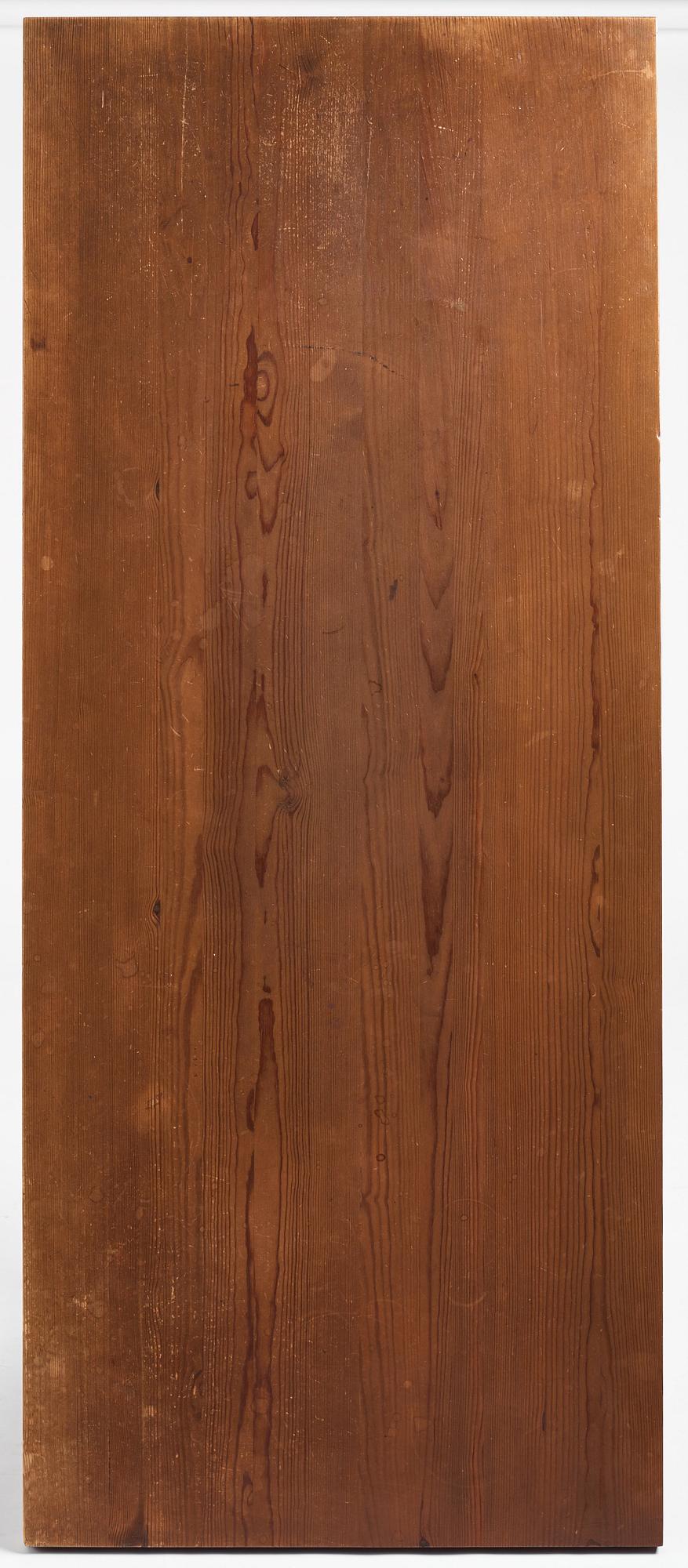 Axel Einar Hjorth, a 'Lovö' stained pine dinner table, Noriska Kompaniet, Sweden 1930s.