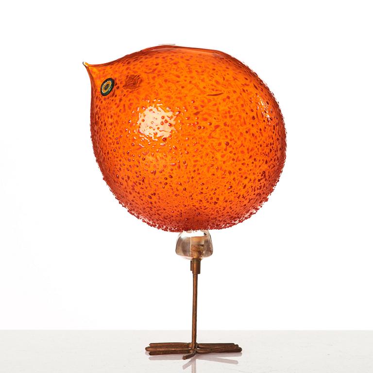 Peter Pelzel, a 'Pulcino' glass bird, Vistosi, Italy 1960's.