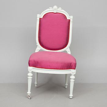 STOLAR, 2 st /STOLAR, ett par, Louis XVI-stil, 1800-talets slut.