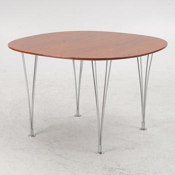 Bruno Mathsson & Piet Hein, a 'Supercirkel' coffee table, Mathsson International, Värnamo.