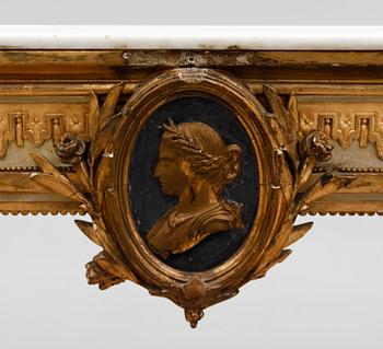 KONSOLBORD, gustaviansk stil, 1900-talets första hälft.