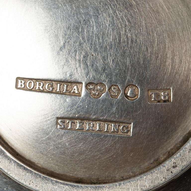Atelier Borgila, skål/fat, sterling silver, Stockholm 1945.