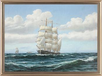 FREDRIK ERNLUND, olja på duk, signerad.