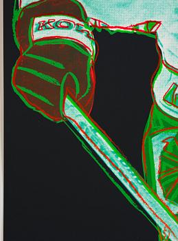 Andy Warhol, "Frölunda Hockey Player".