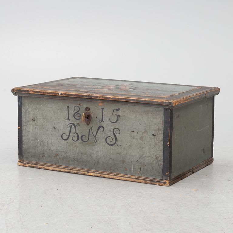 Kista, allmoge, Brunnskog, Värmland, daterad 1815.
