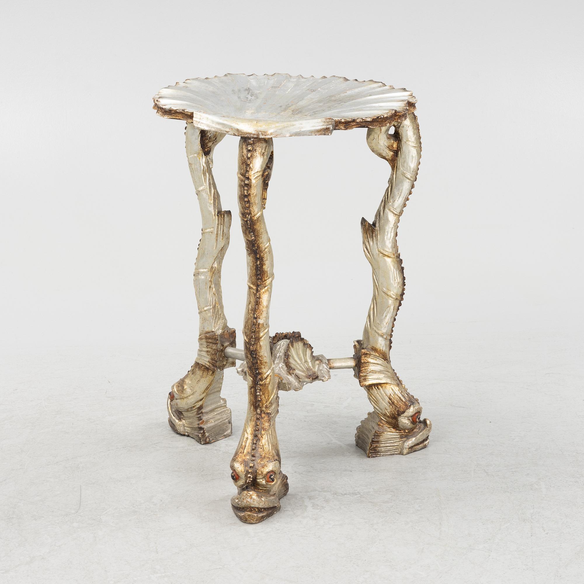 An Italian Grotto-Style Side Table, 20th Century.