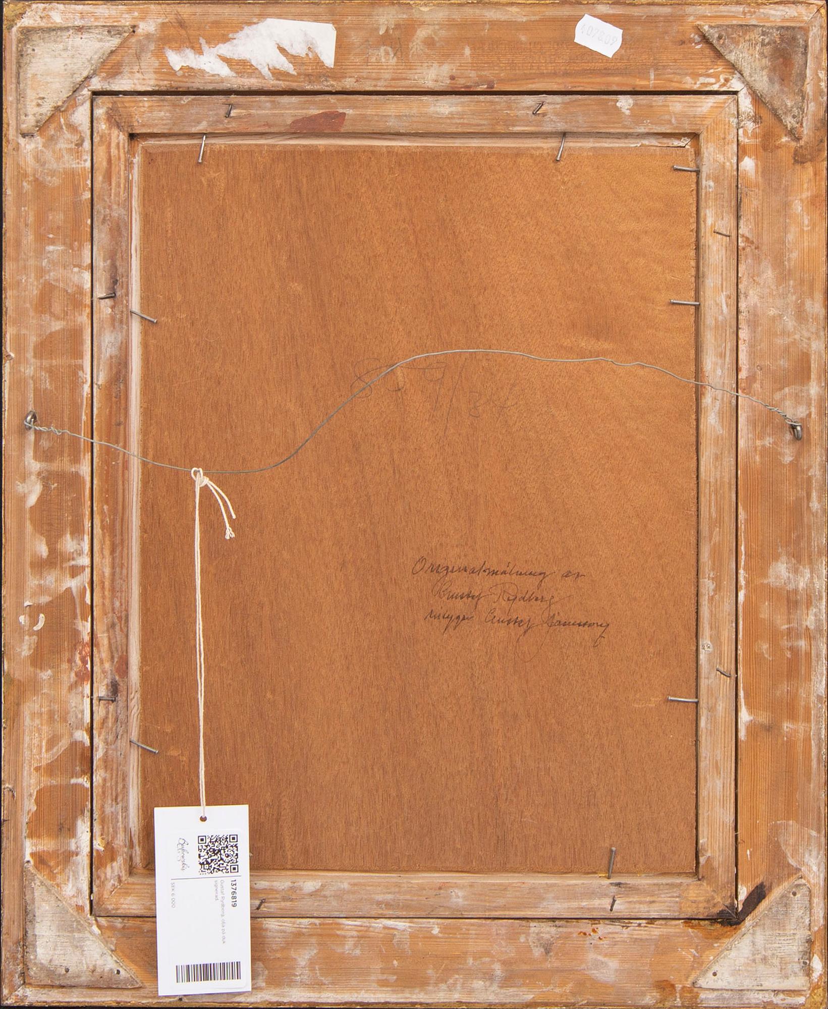 Gustaf Rydberg,  oil on canvas signed.