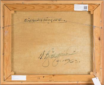 NILS BJÖRKQVIST, oil on canvas, signed N. Björkqvist. On verso signed N. Björkqvist and dated 1963.