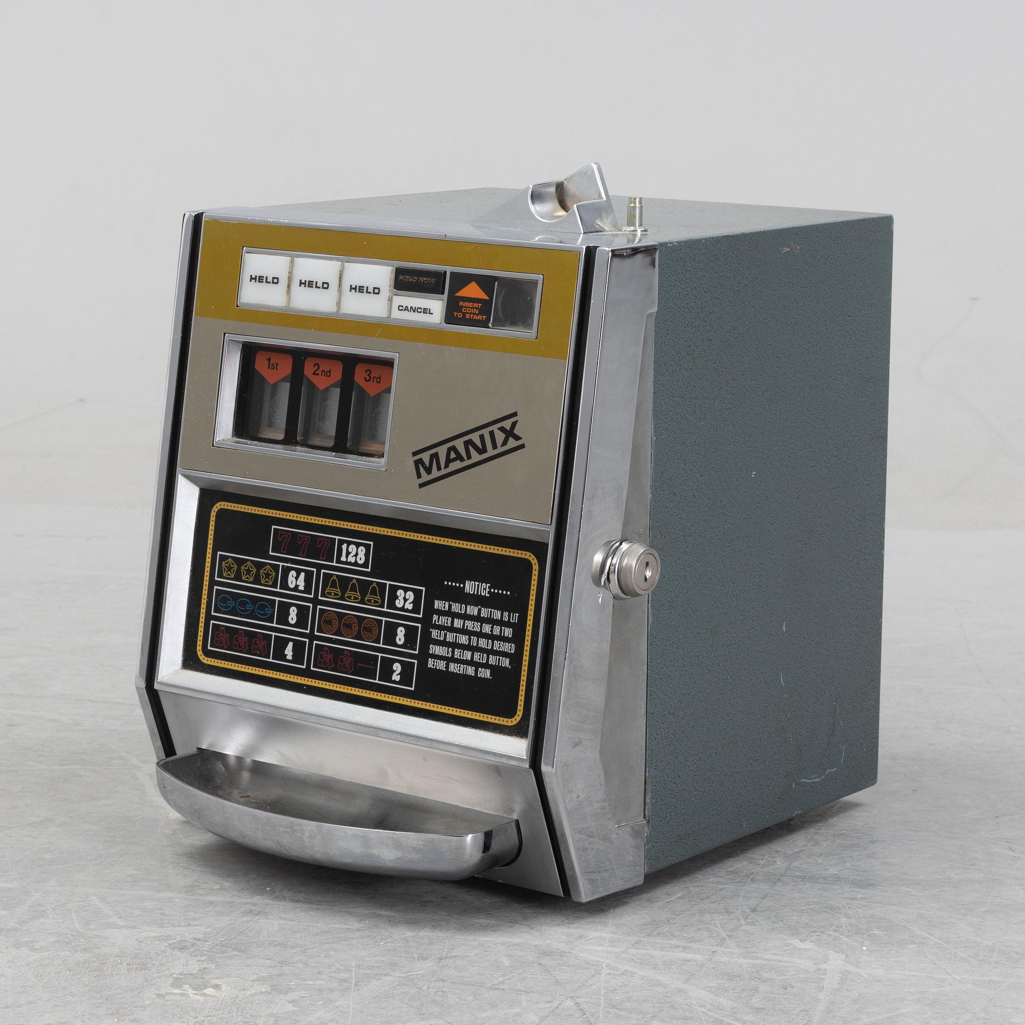 A Manix slot machine, 1960's/70's. - Bukowskis