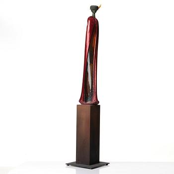 Kjell Engman, a unique glass sculpture 'Nobelman', Kosta Boda, Sweden.