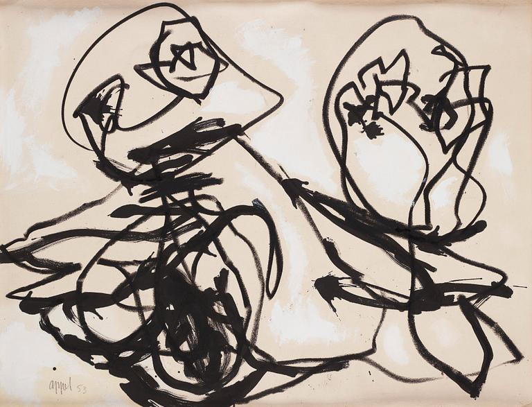 Karel Appel, Utan titel.