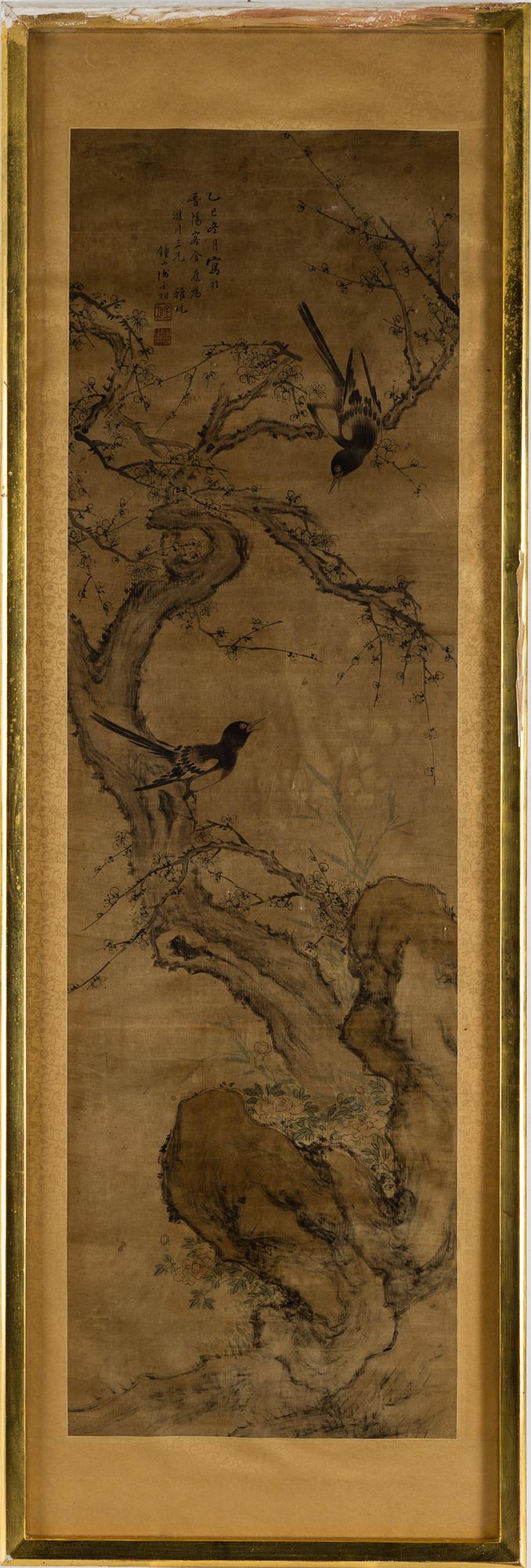 Two paintings, Qing dynasty.