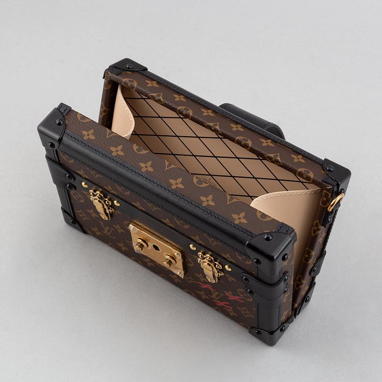Louis Vuitton, a monogram canvas 'Petite Malle Trunk Messenger Bag', 2018.