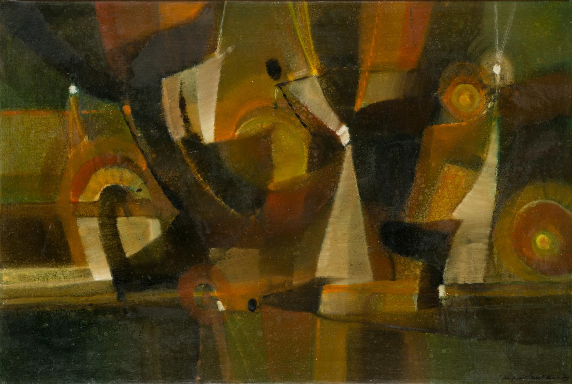 Tapio Soukka, oil on canvas, signed and dated -72.