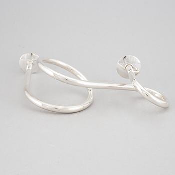 PIERO DE VECCHI, a 'T8', sterlign silver candelabra, signed and numbered 19/99, 2014.