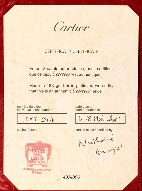 A CARTIER NECKLACE, "Amulette de Cartier", malachite, diamond, 18K gold. 2017.