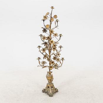 A French late 19th century /20th century candelabra.