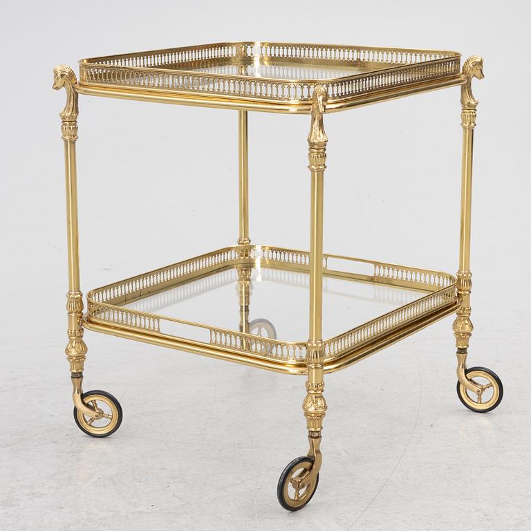 Serving cart, mid-20th century.