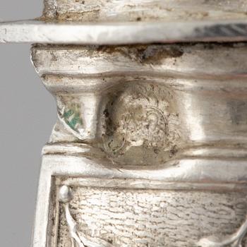 Fiskbestick, 34 delar, silver, Frankrike, omkring år 1900.