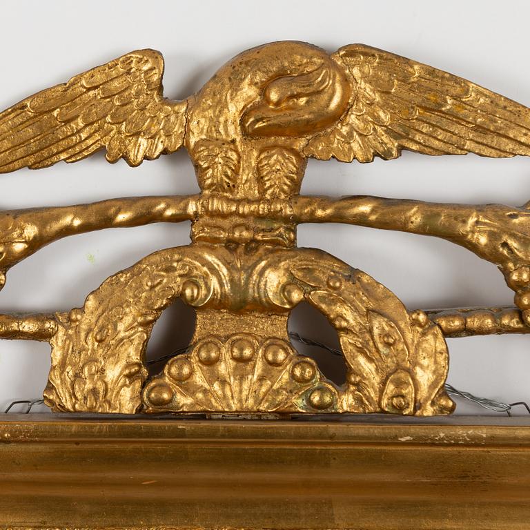 Mirror wall sconce, late Empire, mid-19th century.