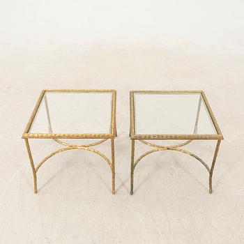 Side table, a pair, probably France, 1950s.
