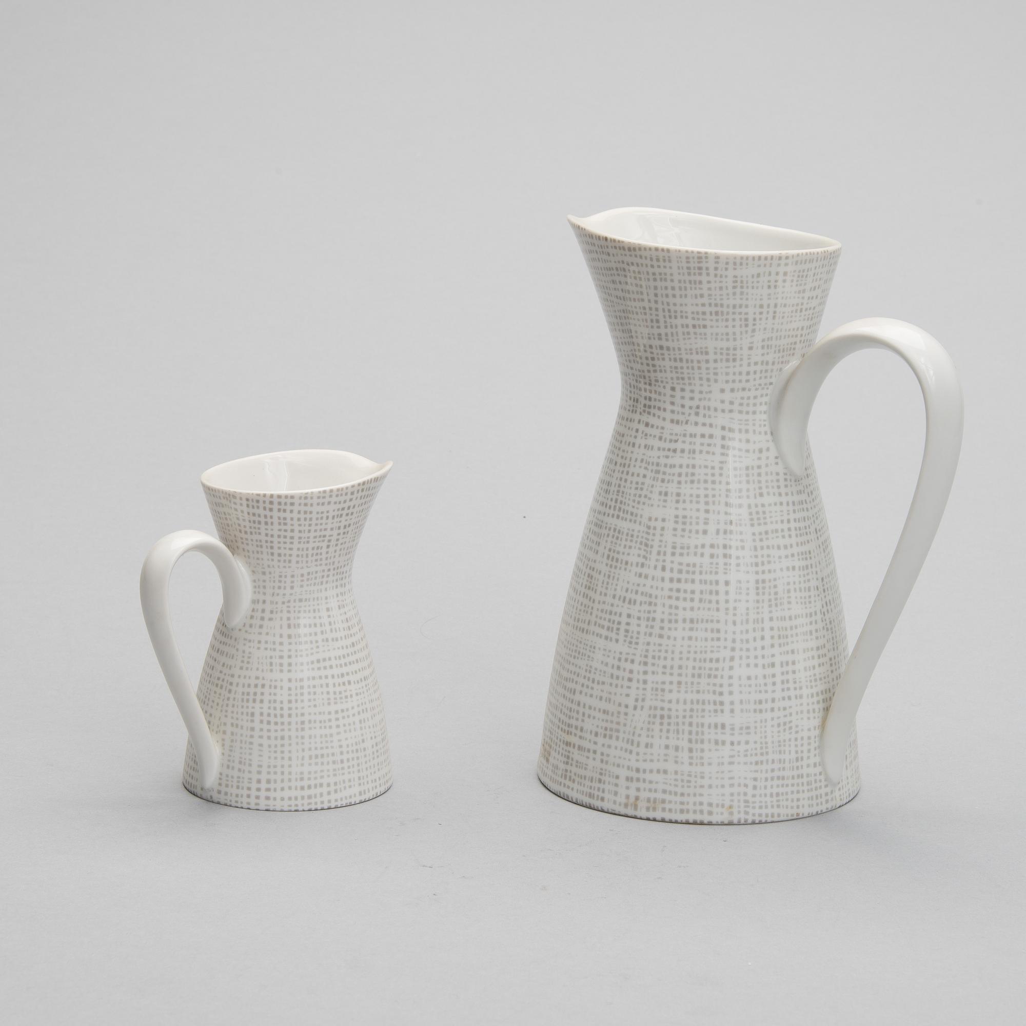 MATSERVIS, 78 delar, porslin, " Form 2000", Richard S. Latham & Raymond Loewy, Rosenthal 1900-talets mitt.