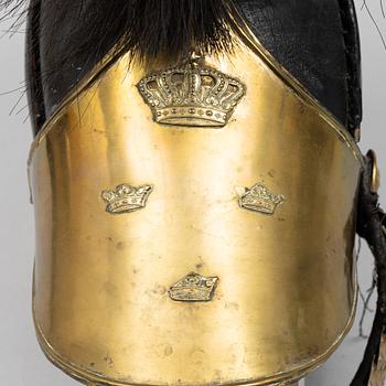 A Swedish helmet for the Dragoons of Scania.