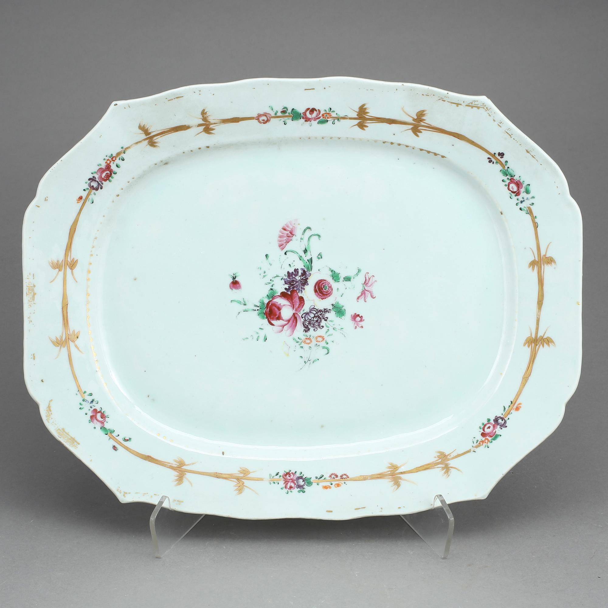 FAT, porslin, Kina, Qingdynastin, Qianlong (1736-1795).