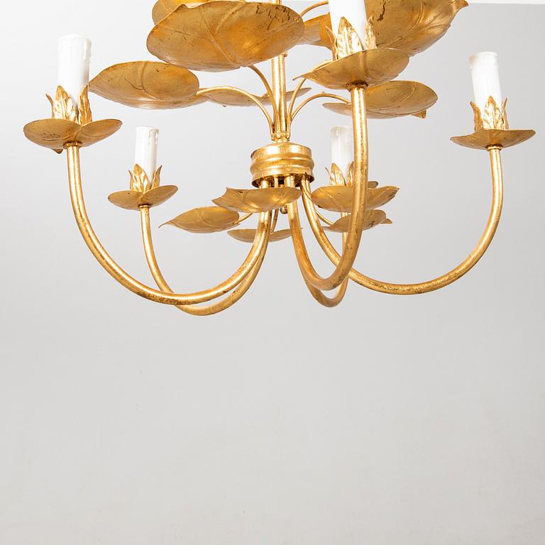 Ceiling lamp, probably Italy, second half of the 20th century.
