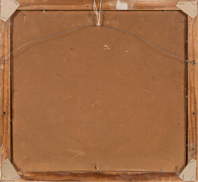 Anton Lindfors, oil on board, signed and dated 1914.