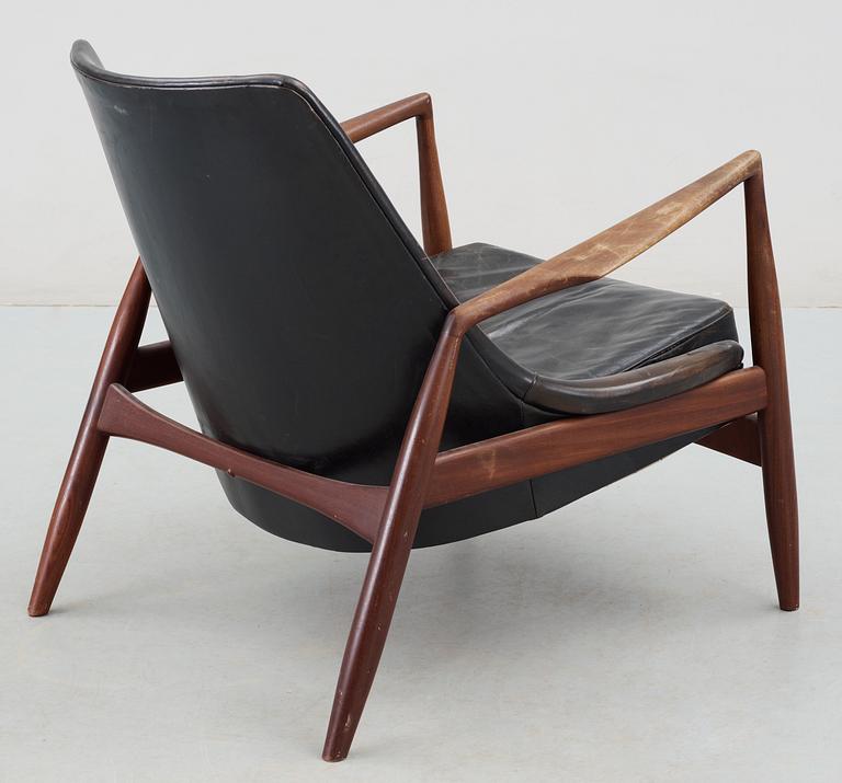 An Ib Kofod Larsen "Sälen" teak easy chair by Olof Person, Jönköping, Sweden.