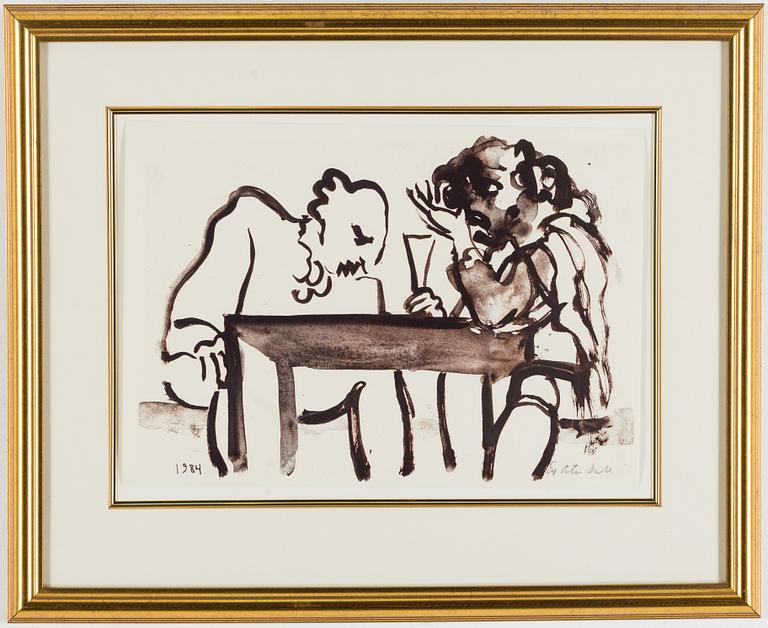 PETER DAHL, färglitografi, signerad Peter Dahl och numrerad EA med blyerts.