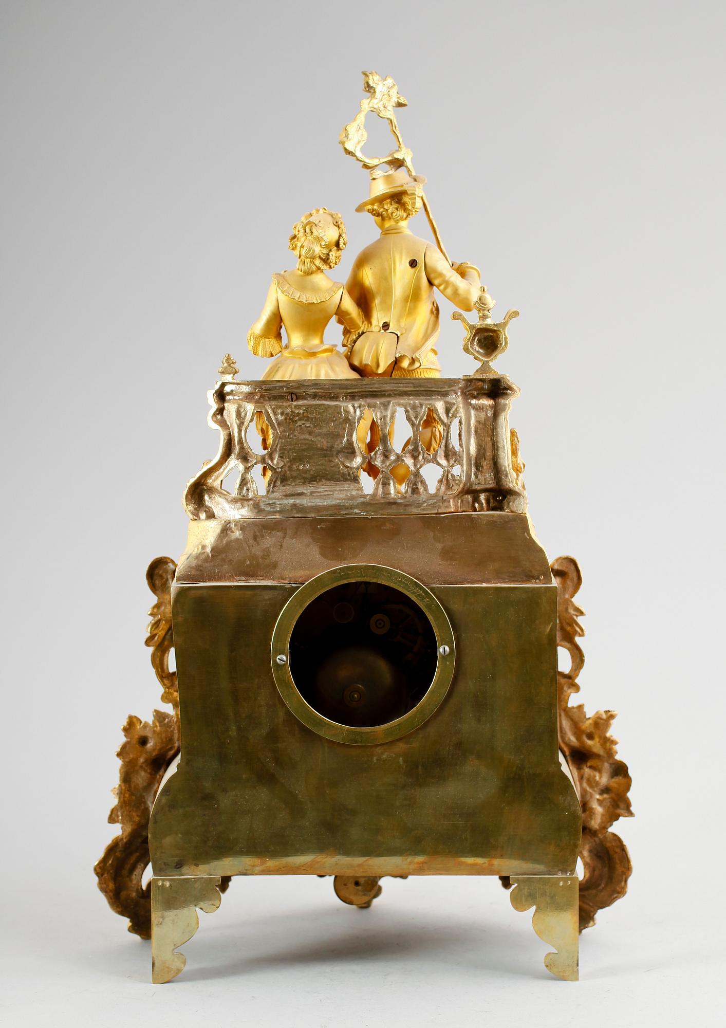 BORDSPENDYL, Frankrike, sent 1800-tal.