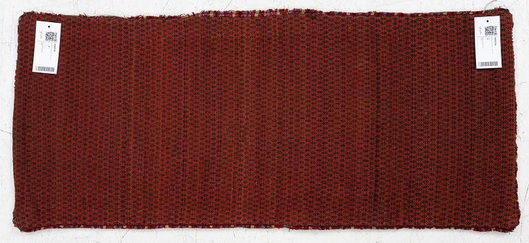 Sled cushion, approx. 103 x 44 cm.