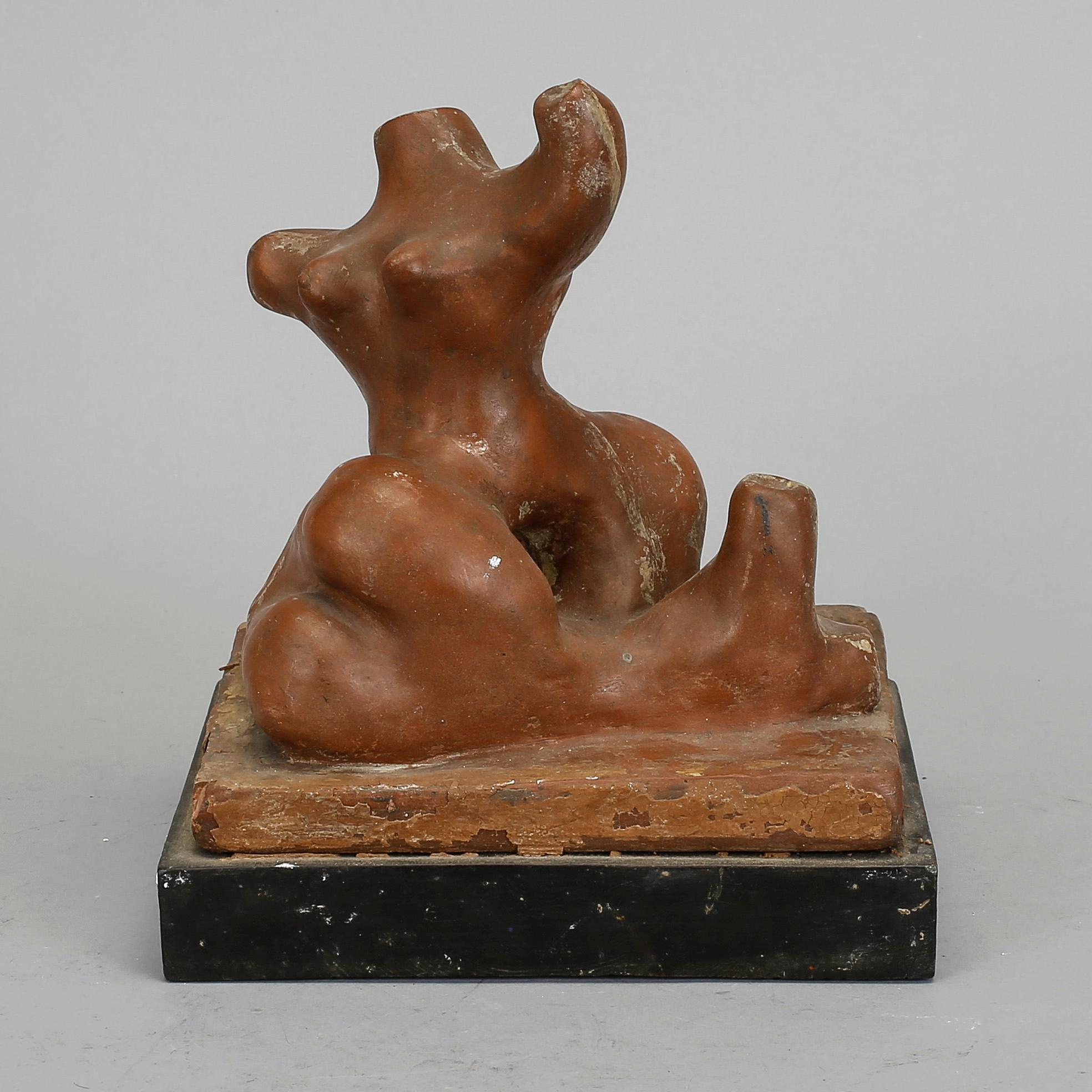 LAMBERT WERNER, skulptur, gips, osignerad.