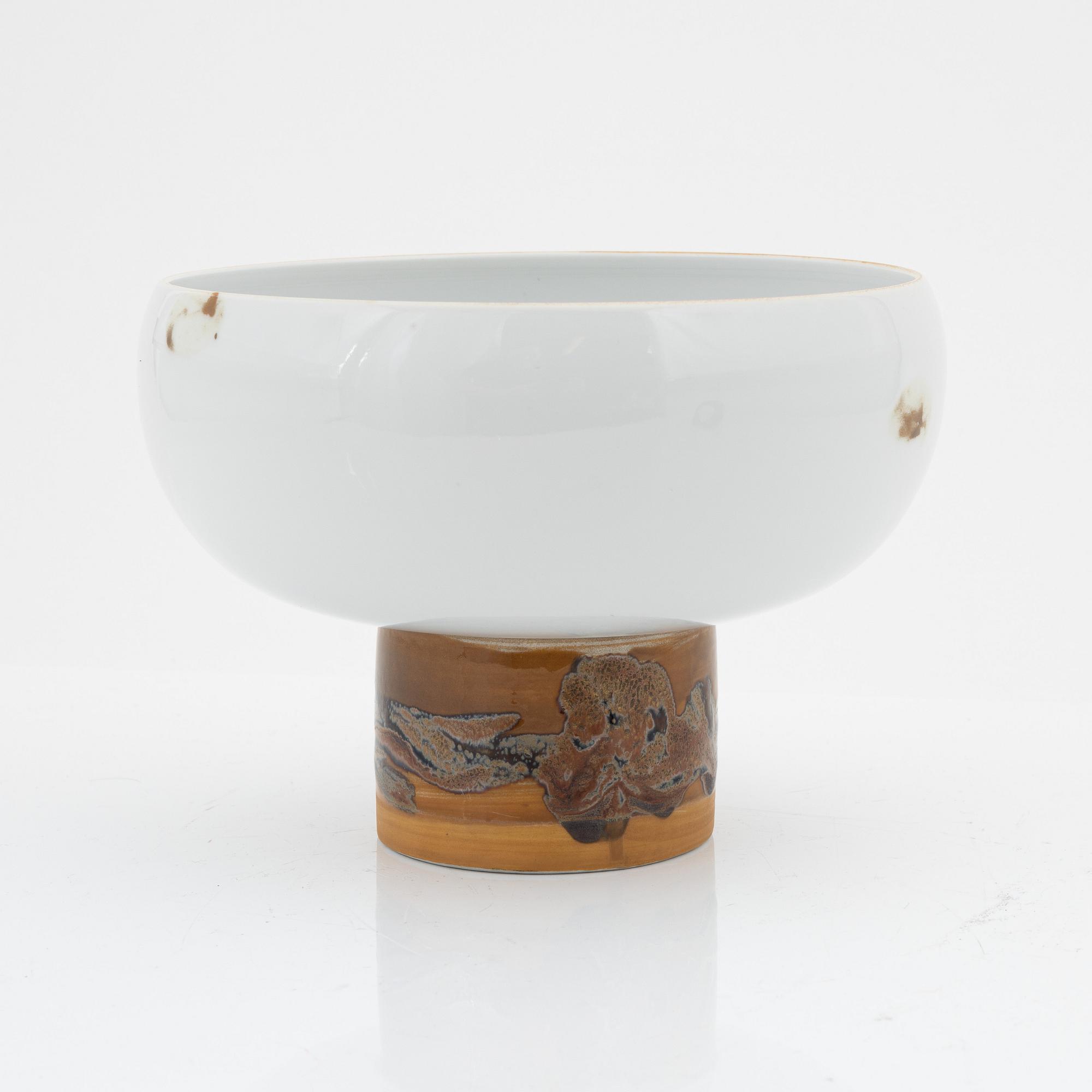 Carl-Harry Stålhane, a unique stoneware bowl, Rörstrand.