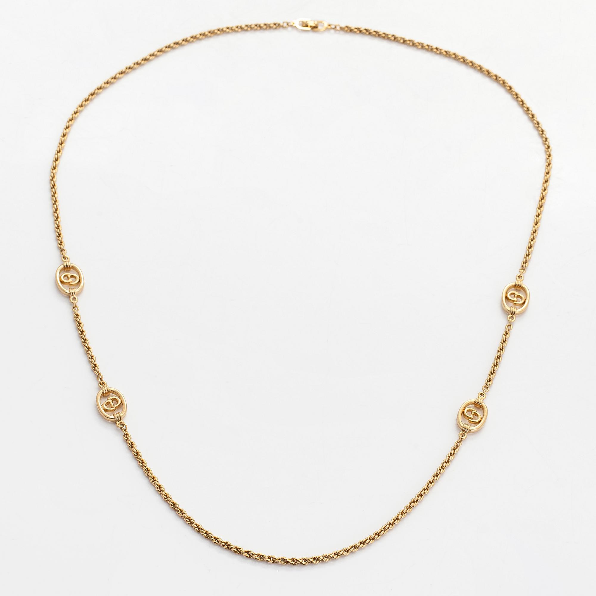 Christian Dior, collier, vintage.