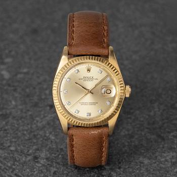 1001. Rolex, Datejust, "Diamond Sigma Dial", ca 1975.