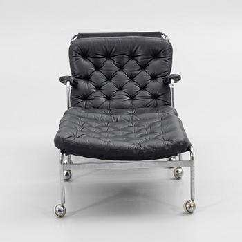 Bruno Mathsson, Armchair with footstool, "Karin 73", DUX, later part of the 20th century.