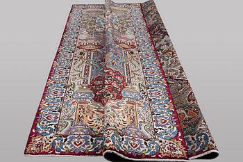 A carpet, Kashmar, ca 383 x 292 cm.