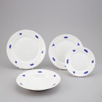 A 40-piece part 'Blå Blom' porcelain service, Gustavsberg.