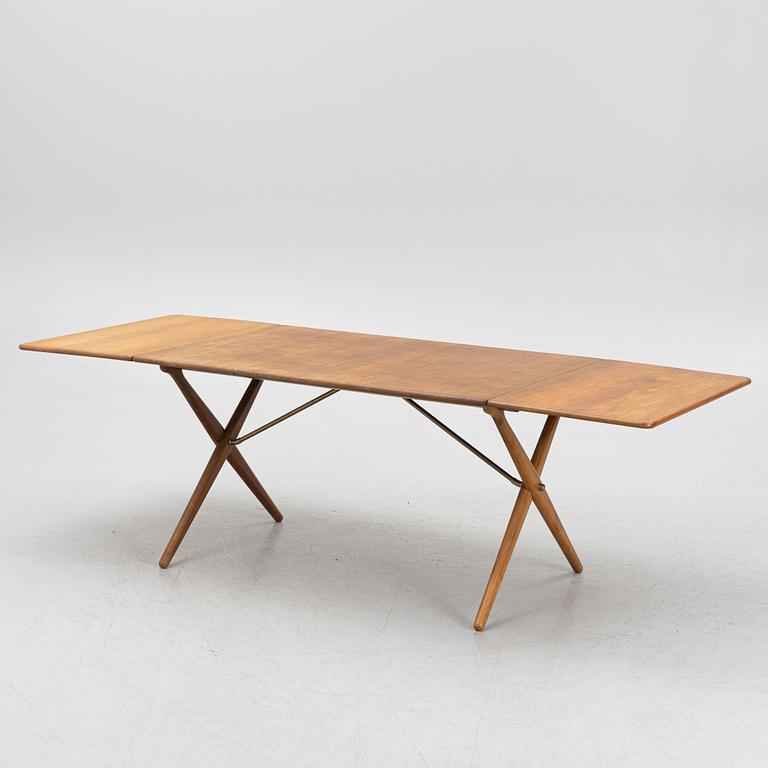 Hans J Wegner, dining table, "Sawbuck Table AT-303", Andreas Tuck, Denmark 1950s-60s.