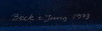Beck & Jung,  multiples 4,  1973, signerade 6/6, 3/6, 4/6, 1/6,