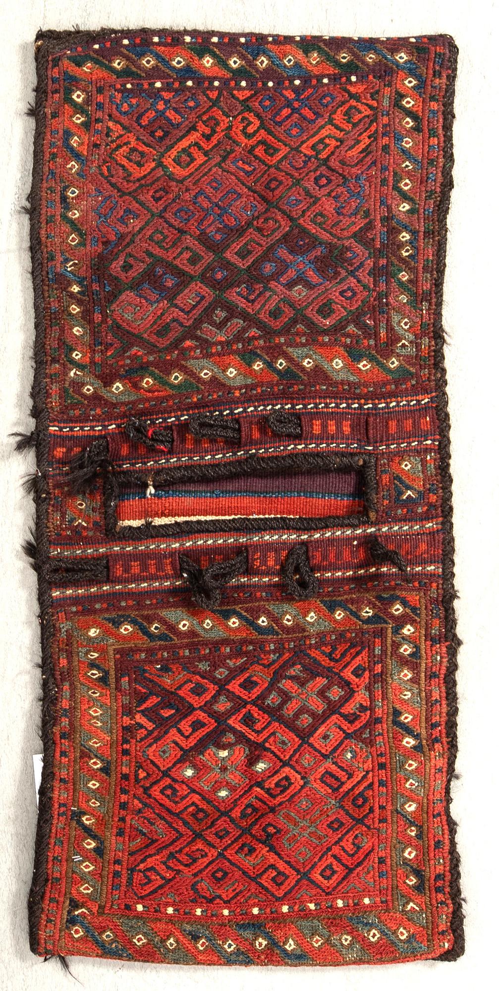 Saddlebag Beludj Khorjin antique approx. 97x44 cm.
